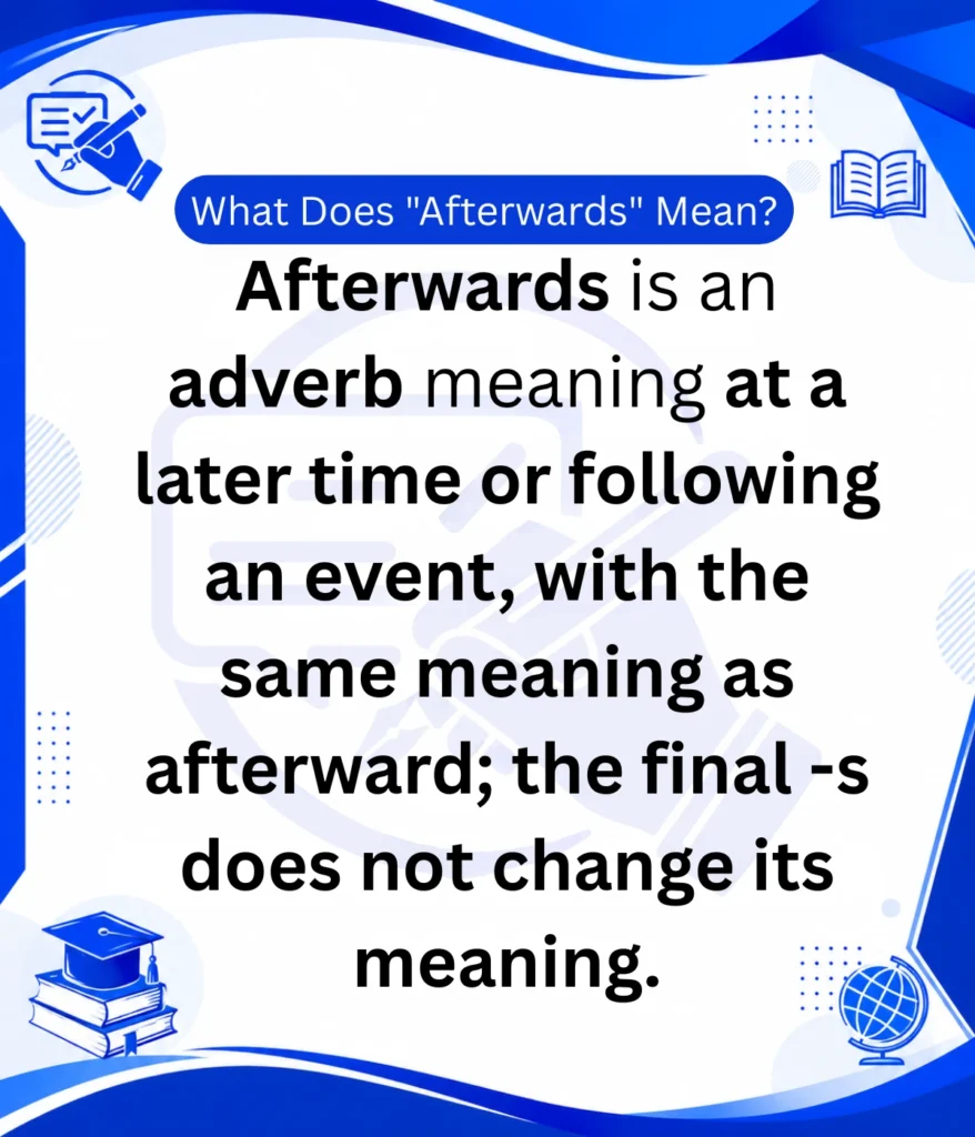 afterwards-mean