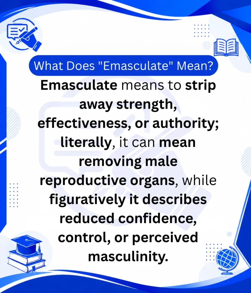 emasculate-mean