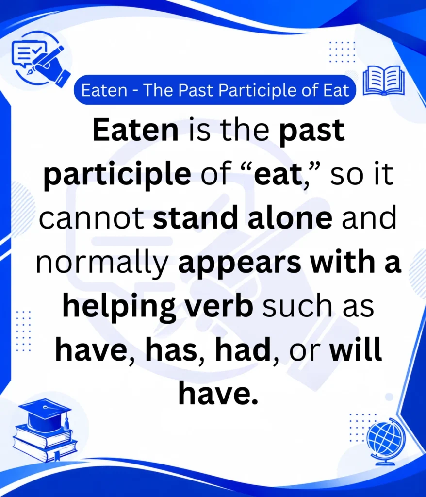 eaten -meaning