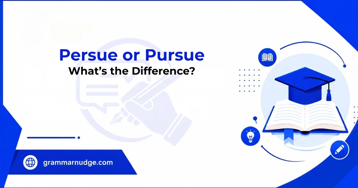 persue-or-pursue