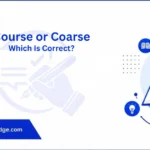 course-or-coarse