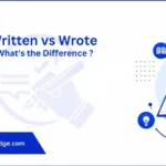 written-vs-wrote